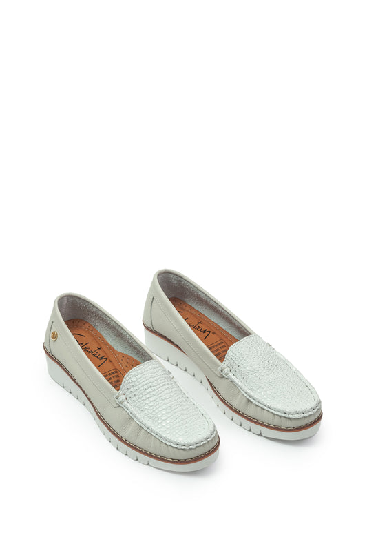 Mocasines Cuero Mujer 40 Liso