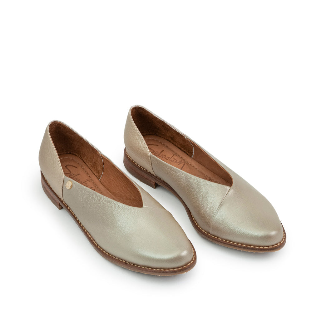 Mocasines Aladino Cuero Mujer