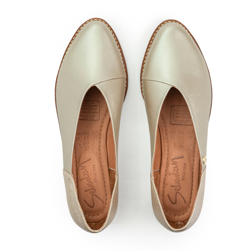 Mocasines Aladino Cuero Mujer