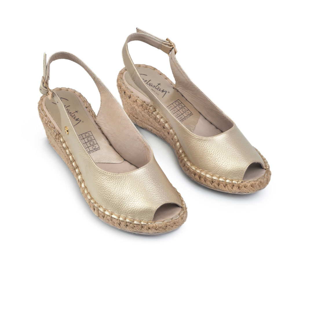 Sandalia Plataforma 4373 Cuero Mujer