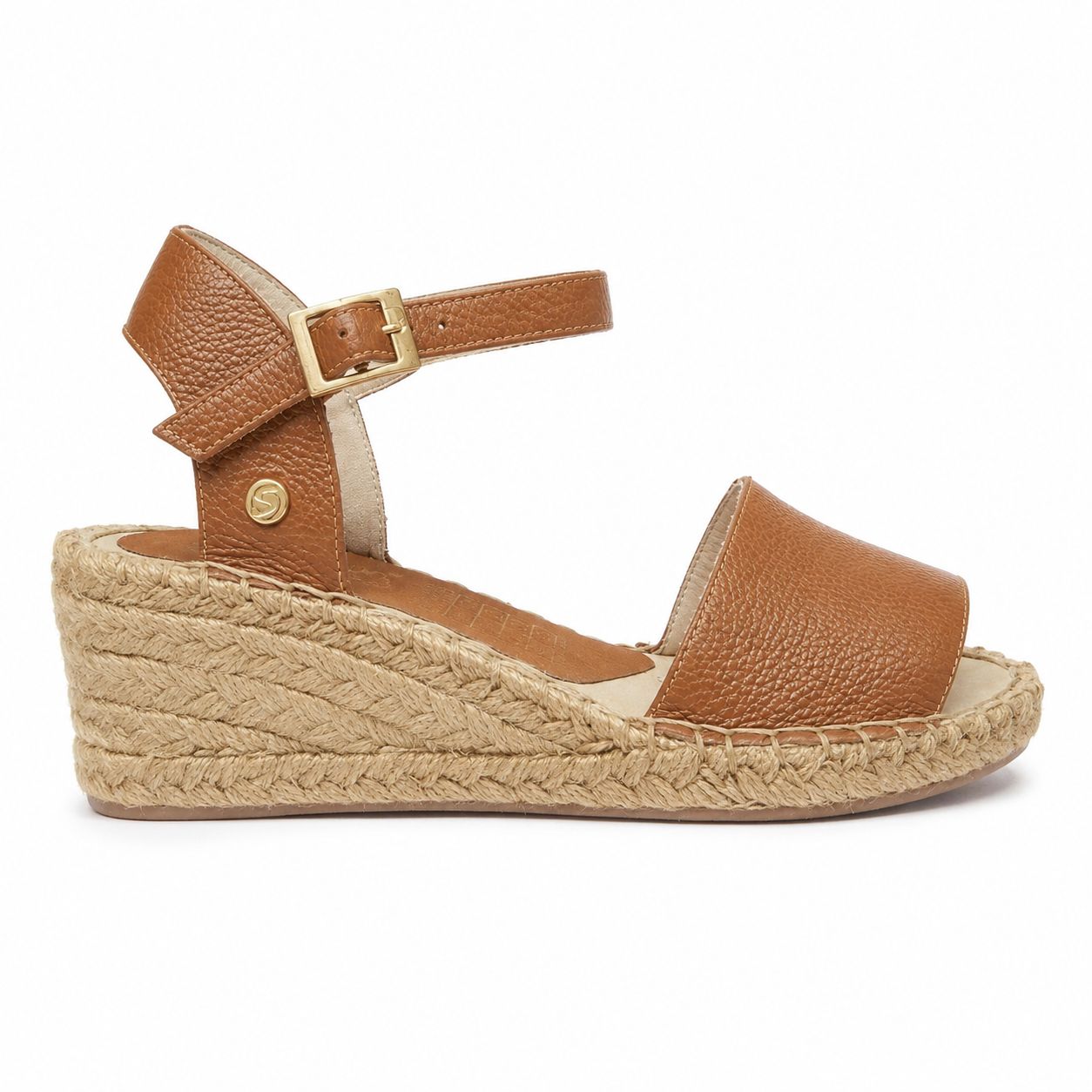 Sandalia Plataforma 4345 5.5 en cuero para mujer
