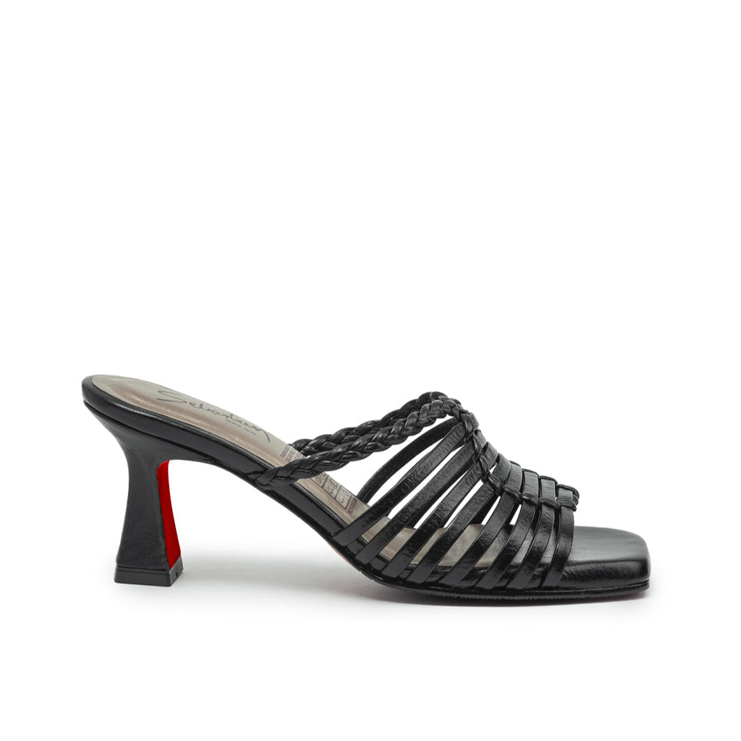 Sandalia Tacon 2810 En cuero mujer