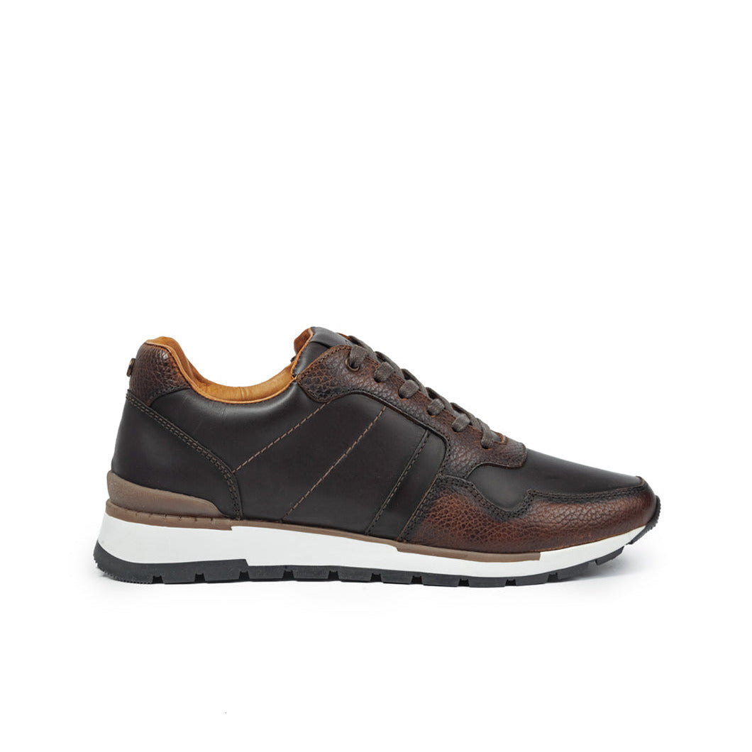 Casual 6000 Cuero Hombre Cafe Cogñac