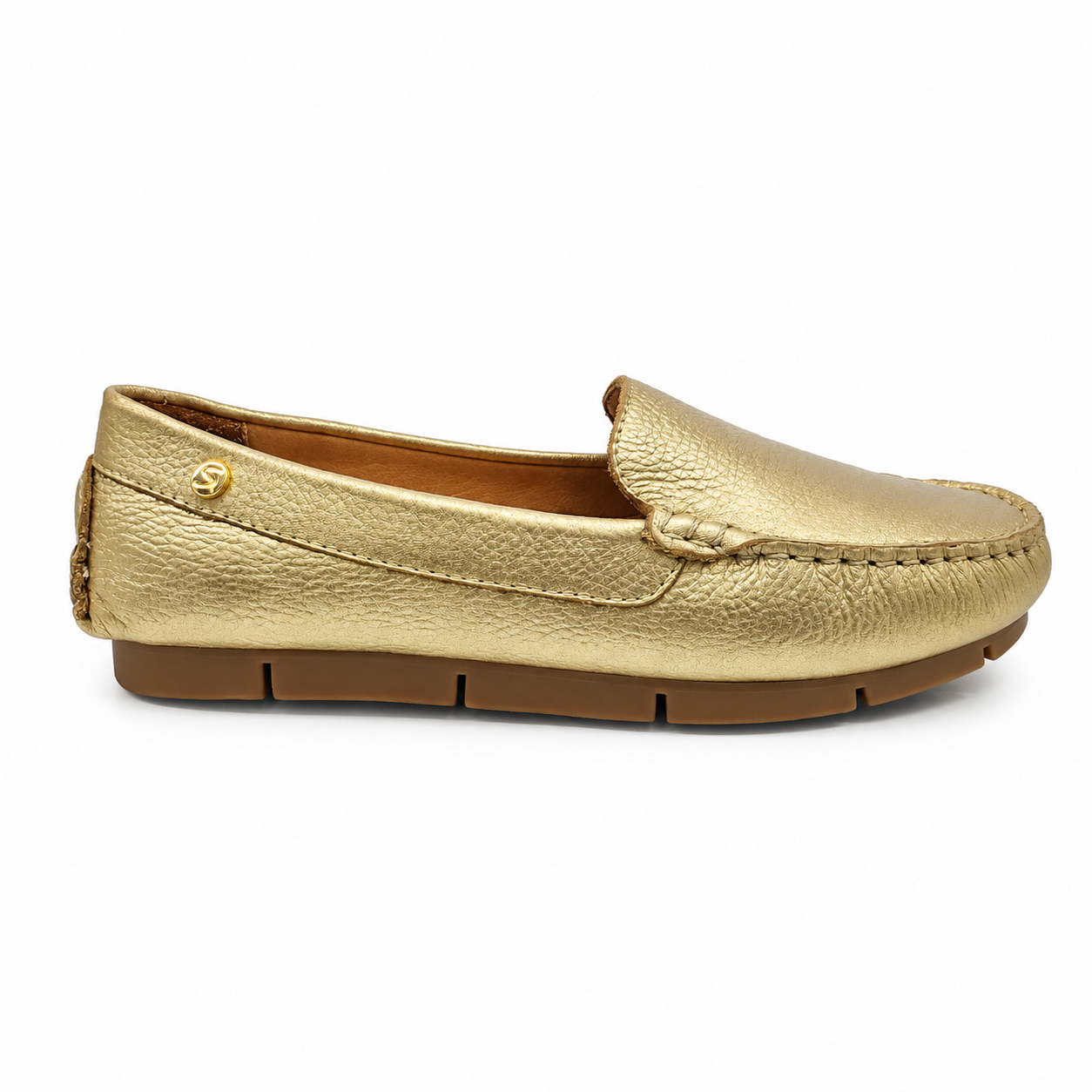 Mocasin 6001 de cuero para mujer