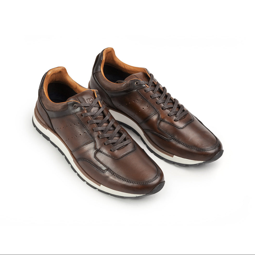 Casual Cuero Hombre Cogñac 6029