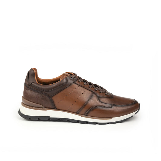 Casual Cuero Hombre Miel 6029