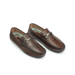 Mocasin 607 de cuero para hombre
