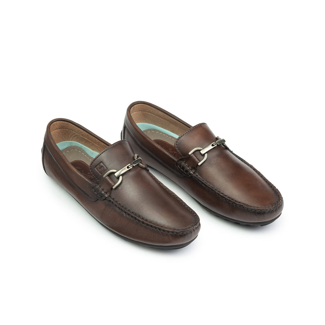 Mocasin 607 Cuero Para Hombre