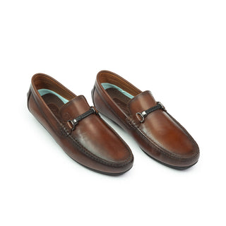 Mocasin 607 H de cuero para hombre