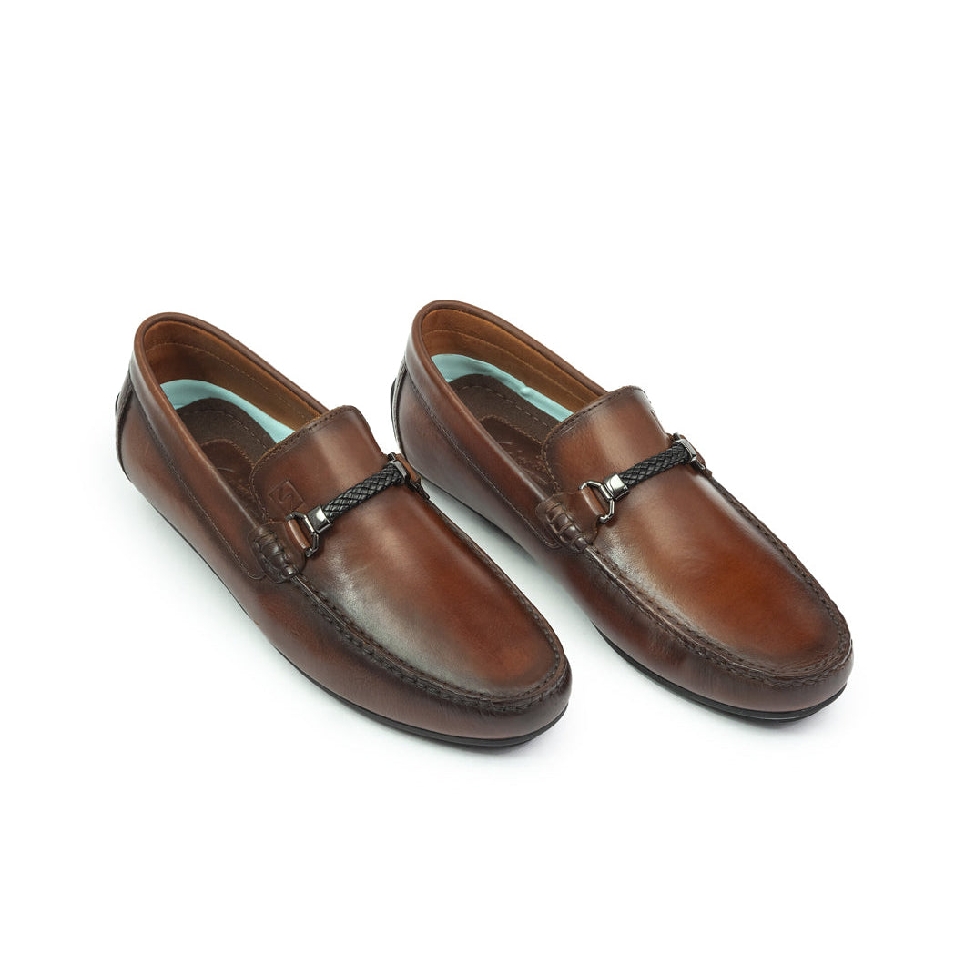 Mocasin 607 H Cuero Para Hombre