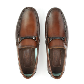 Mocasin 607 H de cuero para hombre