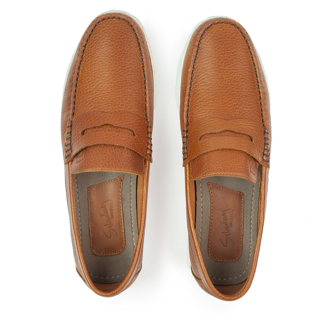 Mocasin 627A Cuero Para Hombre
