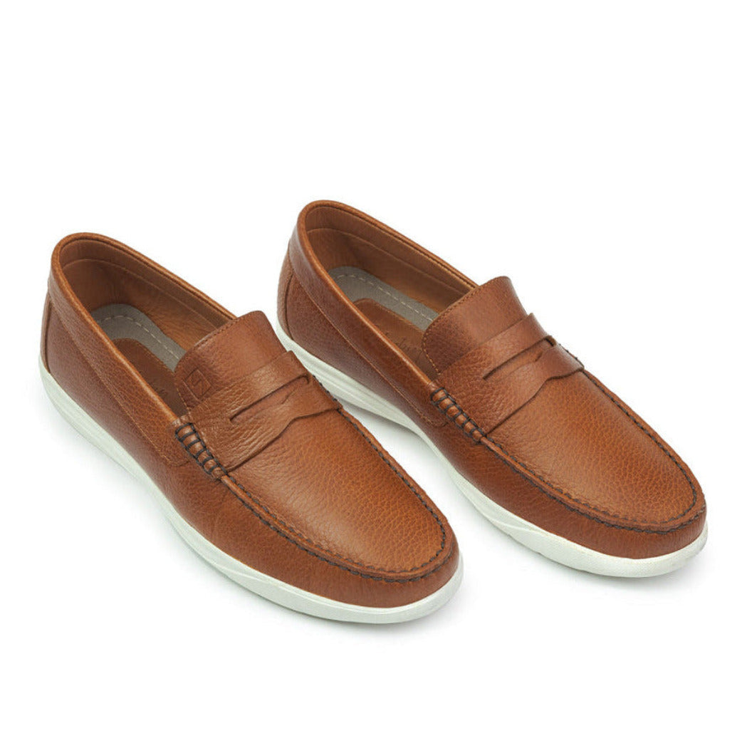 Mocasin 627A Cuero Para Hombre