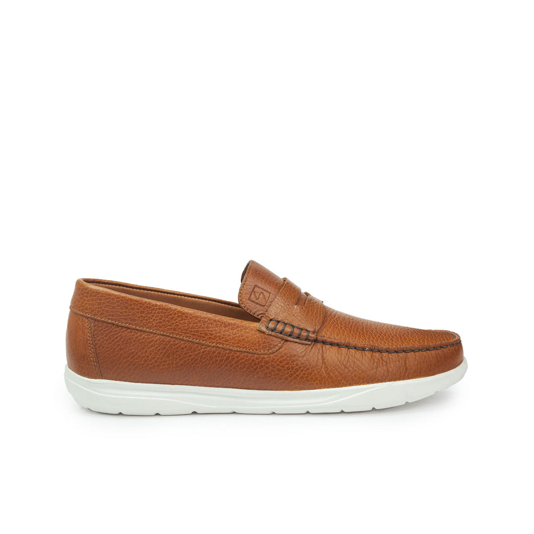 Mocasin 627A Cuero Para Hombre