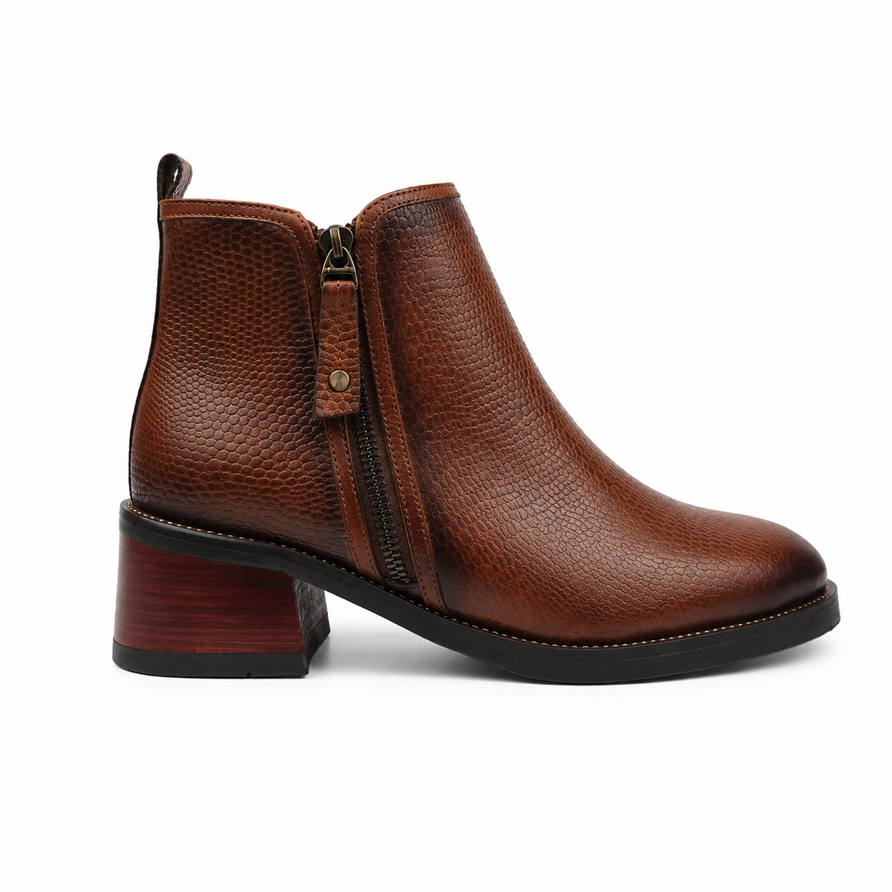 Botines de cuero 6565 para mujer