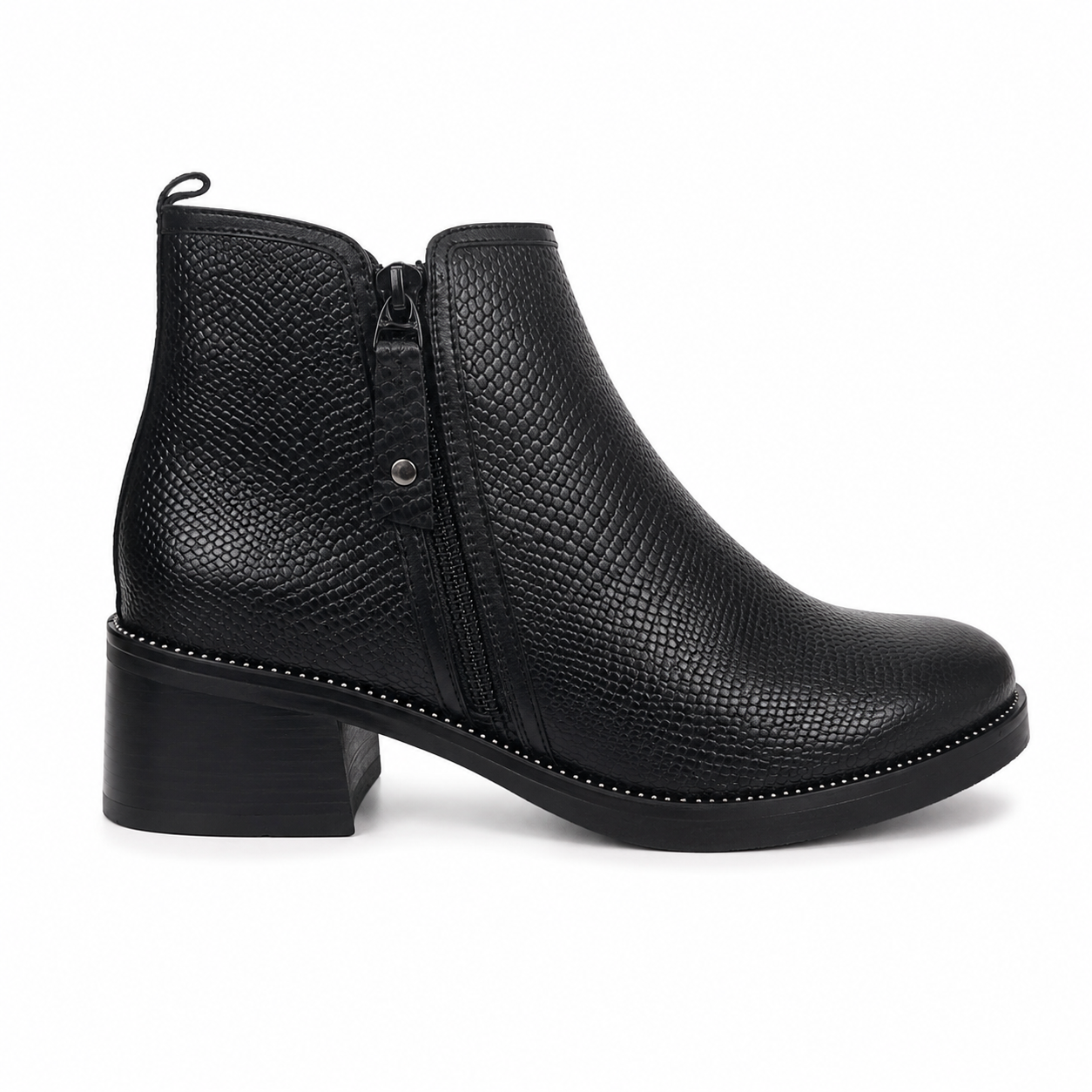 Botines de cuero 6565 para mujer