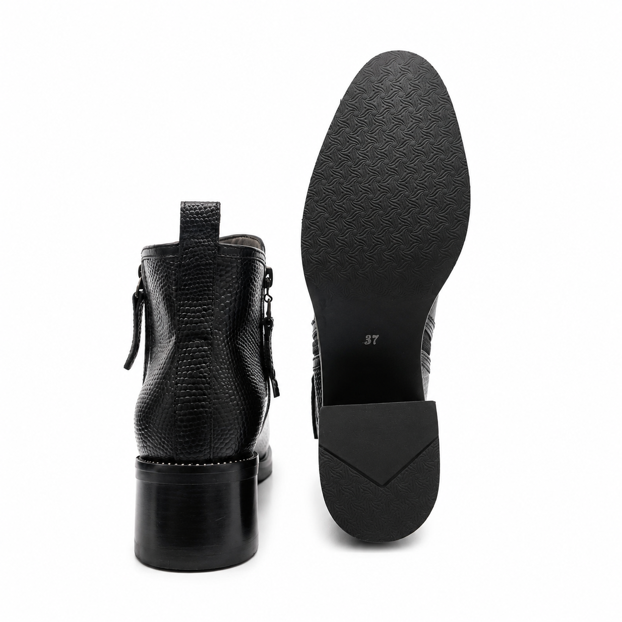 Botines de cuero 6565 para mujer