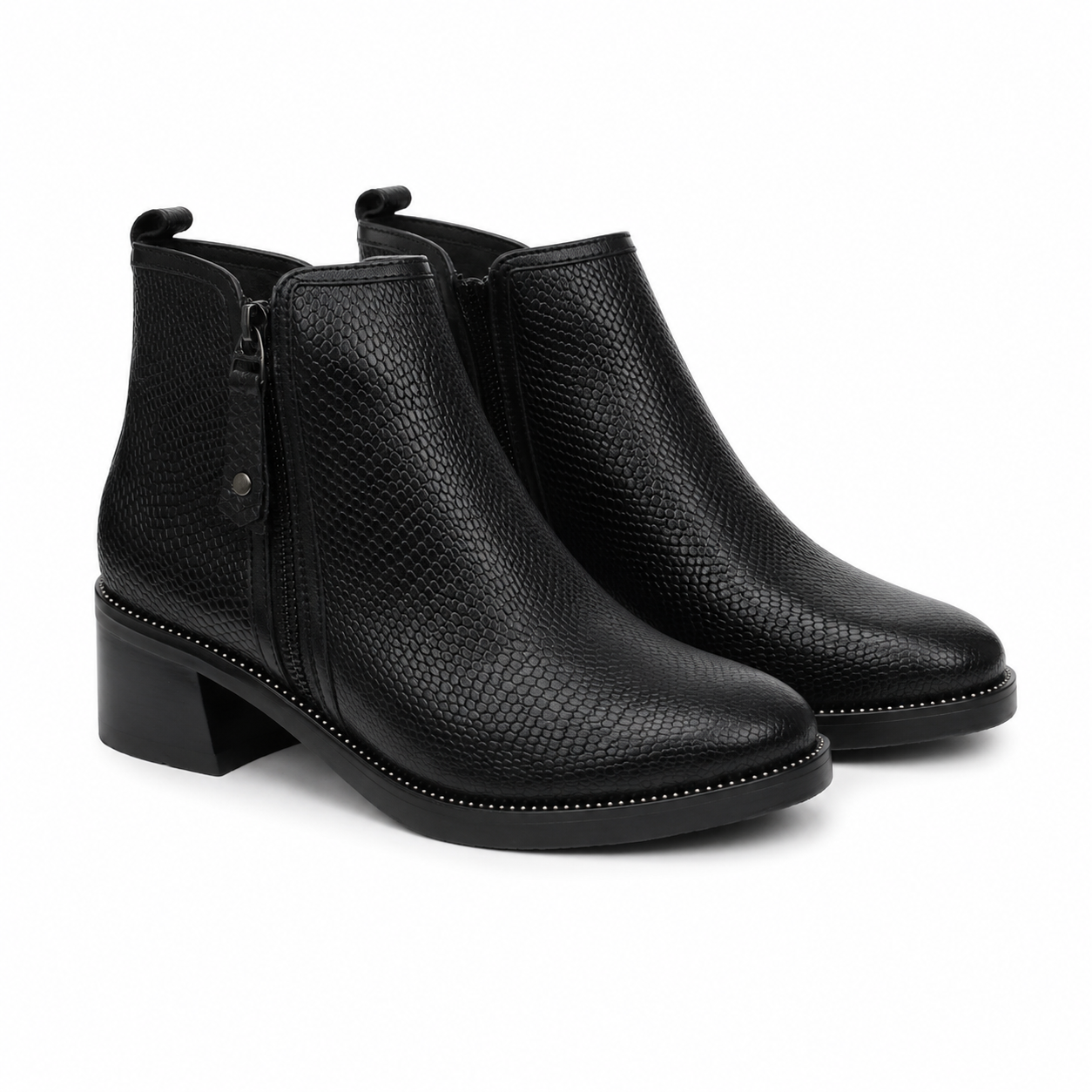 Botines de cuero 6565 para mujer