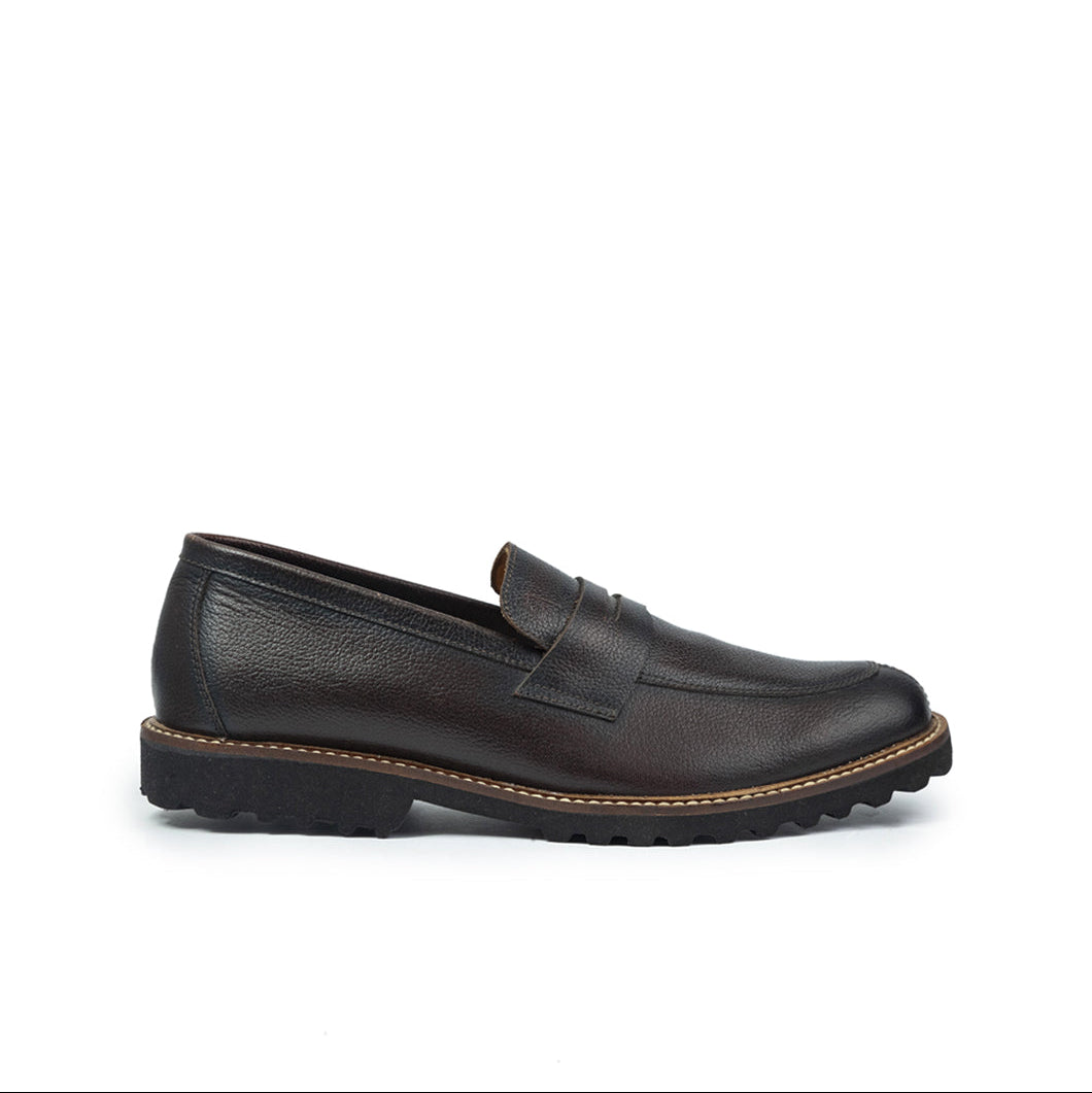 Formal Cuero Hombre Cafe 735
