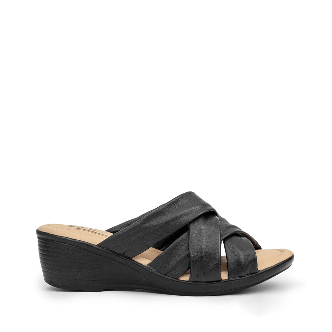 Plataforma 7884 en Cuero de Mujer