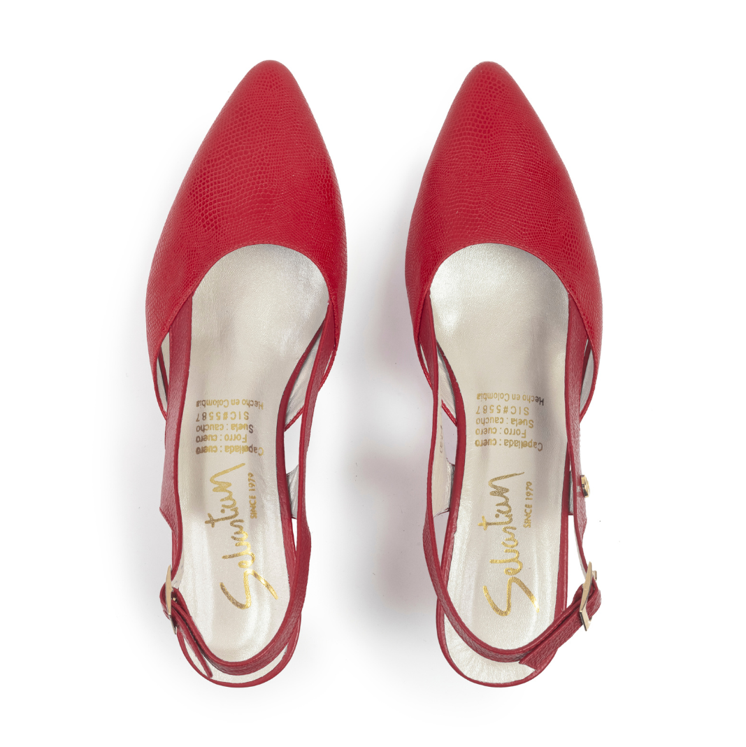 Tacón 10564 Cuero Mujer