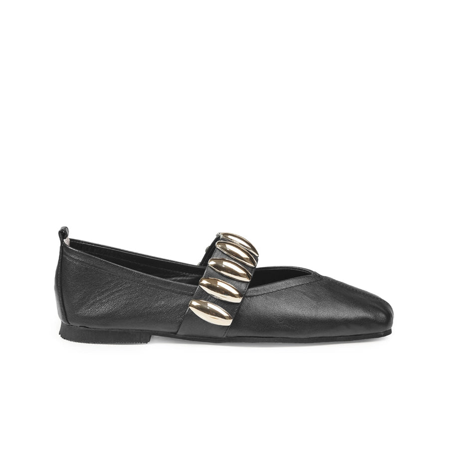 Baleta 803 de cuero para mujer