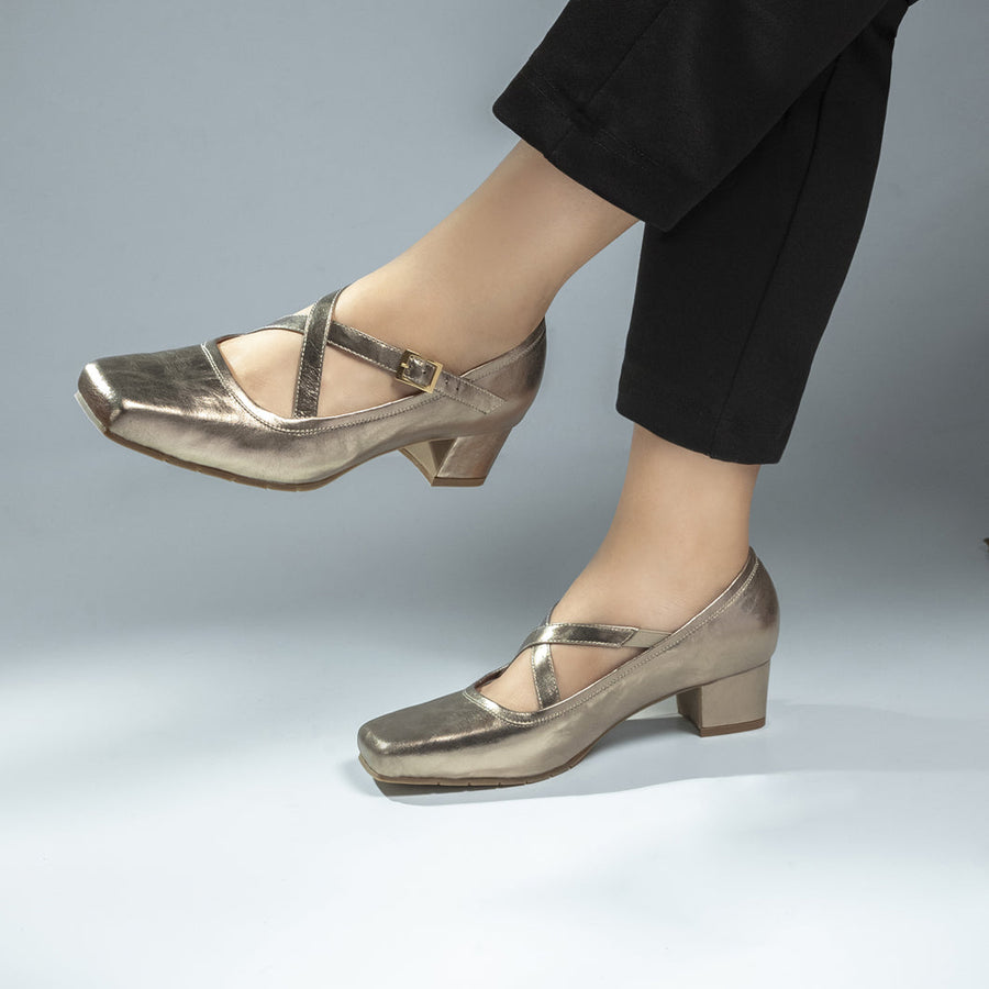 Zapatos de tacón 809 de cuero para mujer