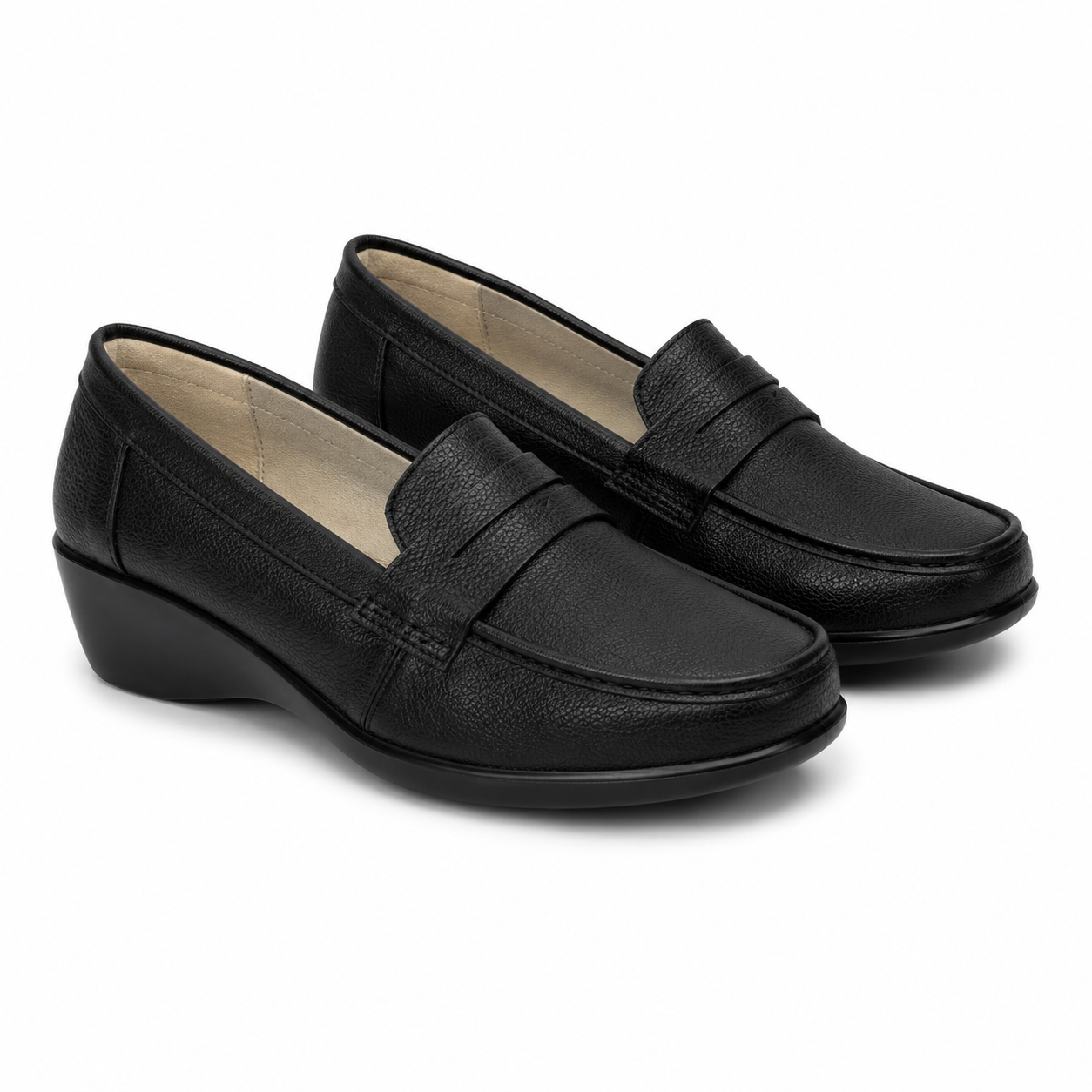 Mocasin 8130 de cuero para mujer