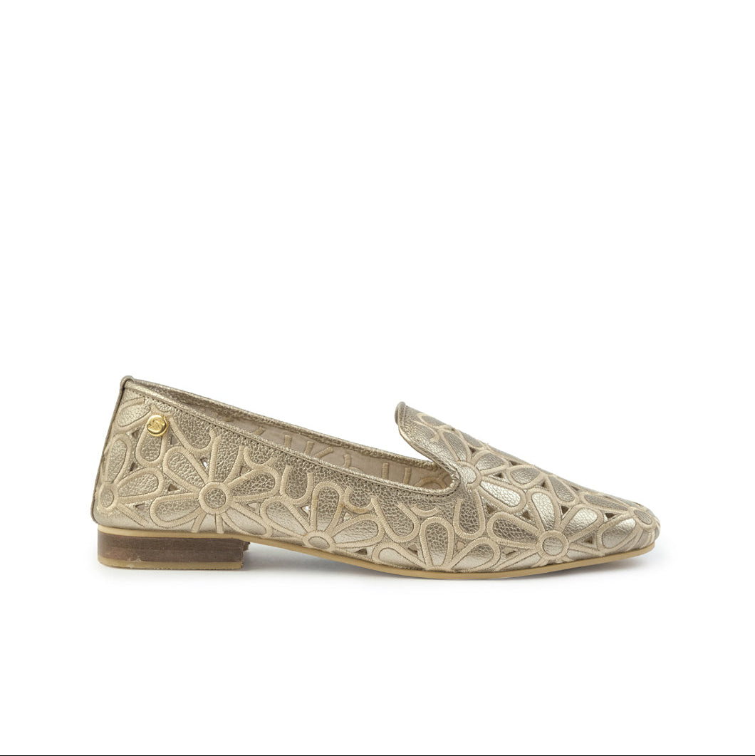Mocasín Alegra 02 de cuero para mujer