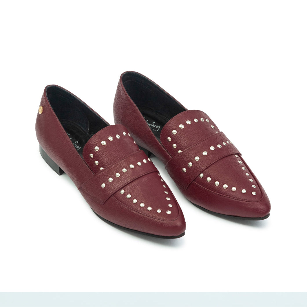 Mocasines Amada Cuero Mujer