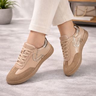 Deportivo Angel de cuero para mujer color Capuchino Folia, puestos