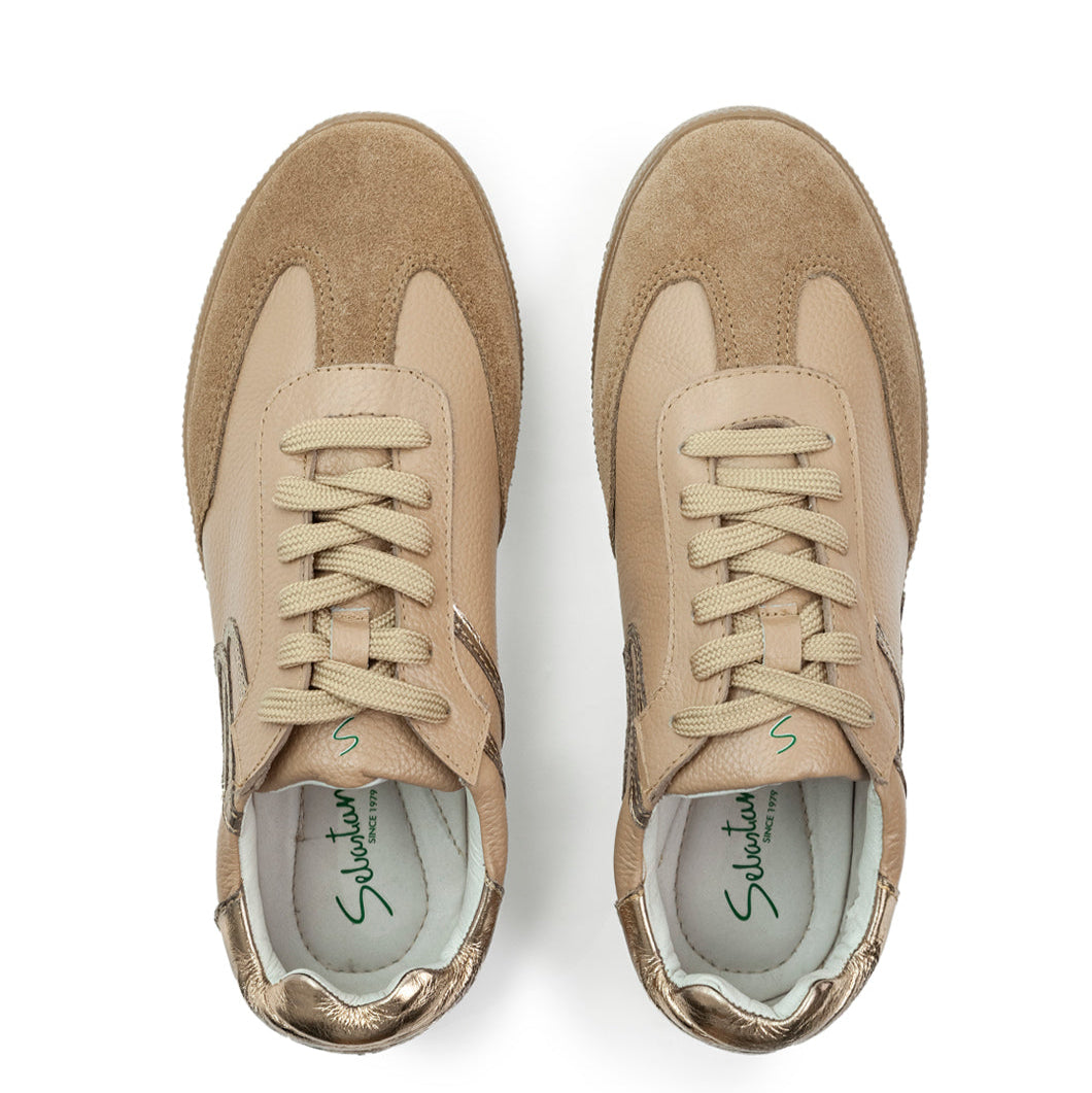 Deportivo Angel Vans de cuero para mujer