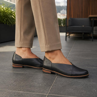 Mocasines Aladino de cuero para mujer