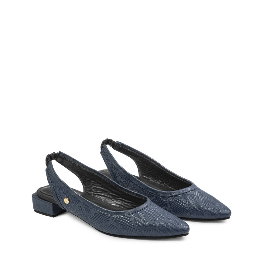 Zapato de tacon Carlota 05 en cuero para mujer