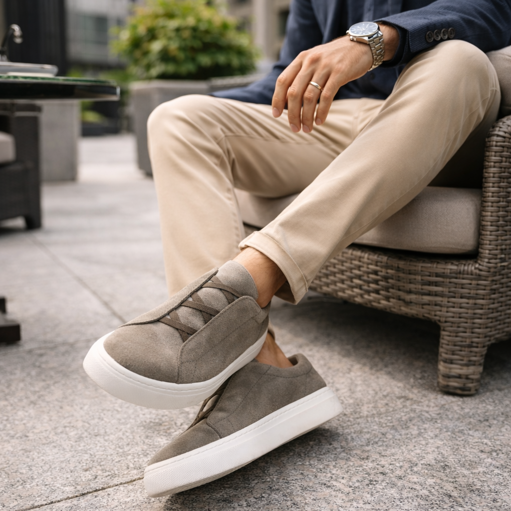 Deportivos en cuero HYP 016 para Hombre