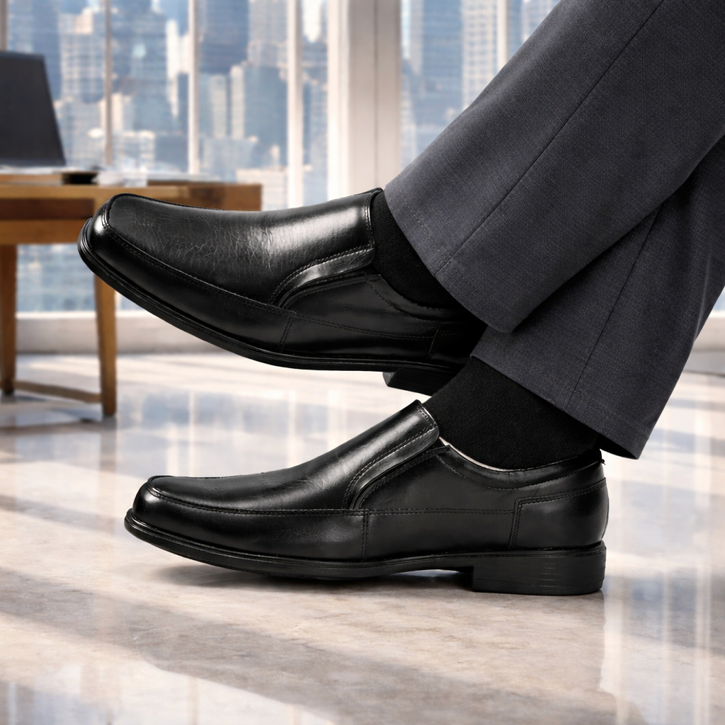 Formal 4206 En Cuero Hombre Negro