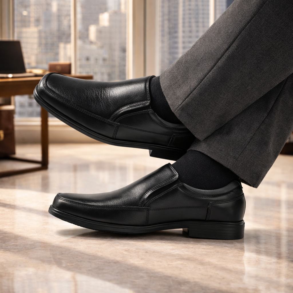 Formal 4206 En Cuero Hombre Negro