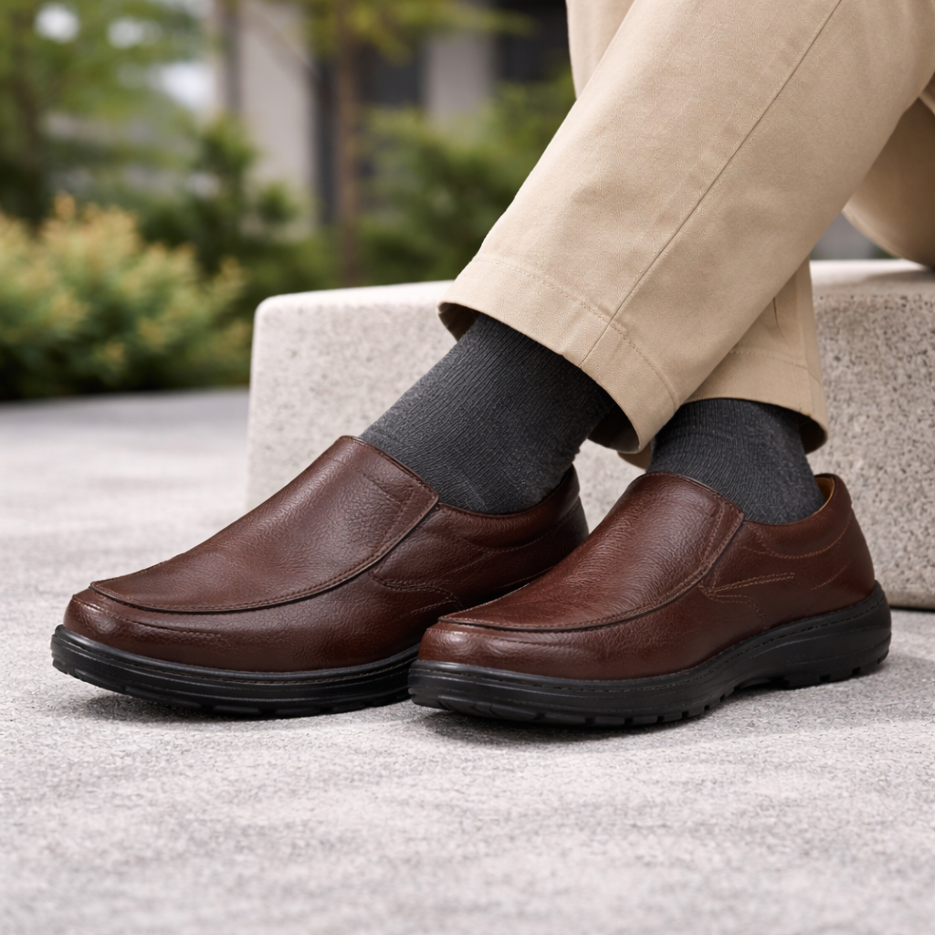 Confort 2806 En Cuero Hombre Sangria