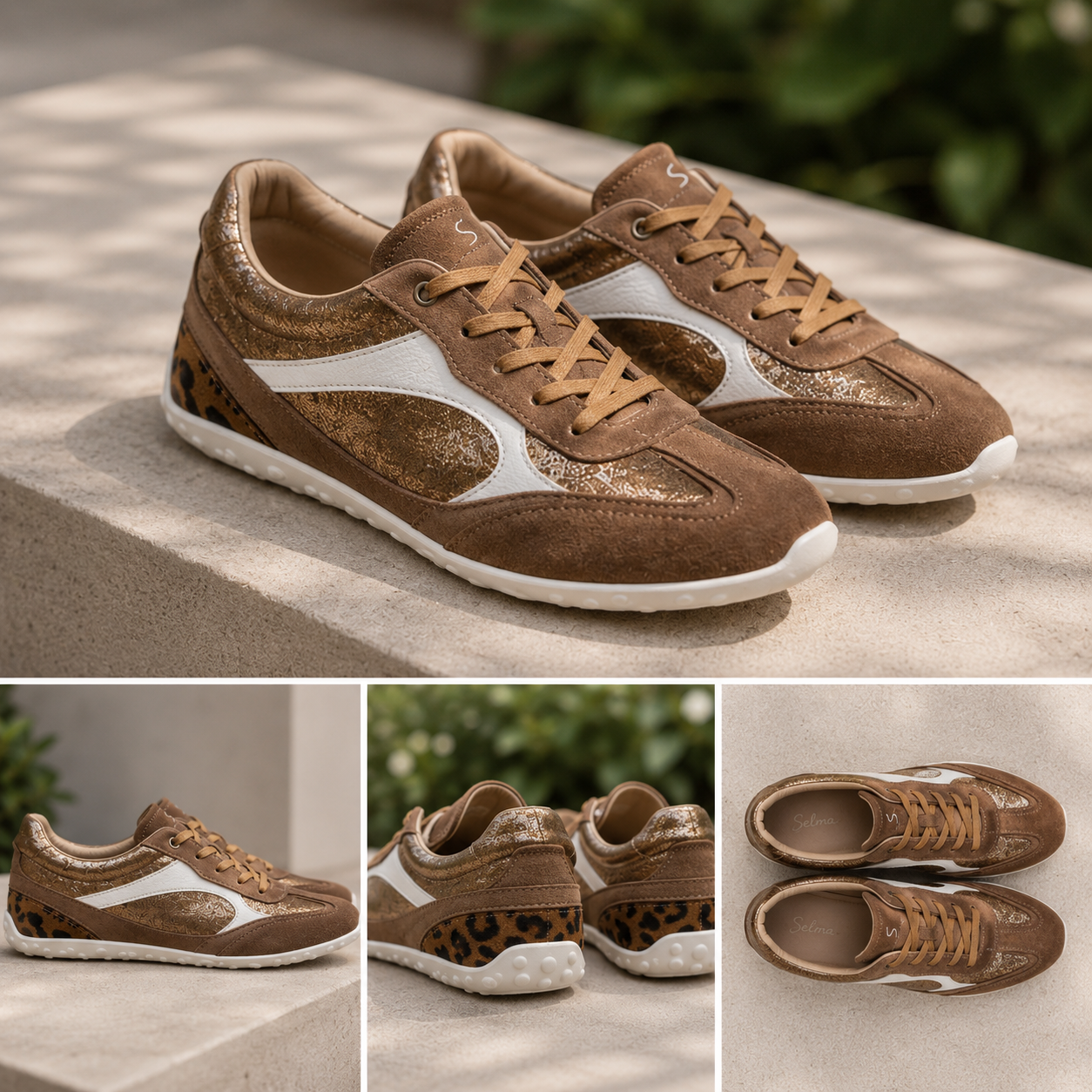 Deportivo Kendall en cuero Mujer