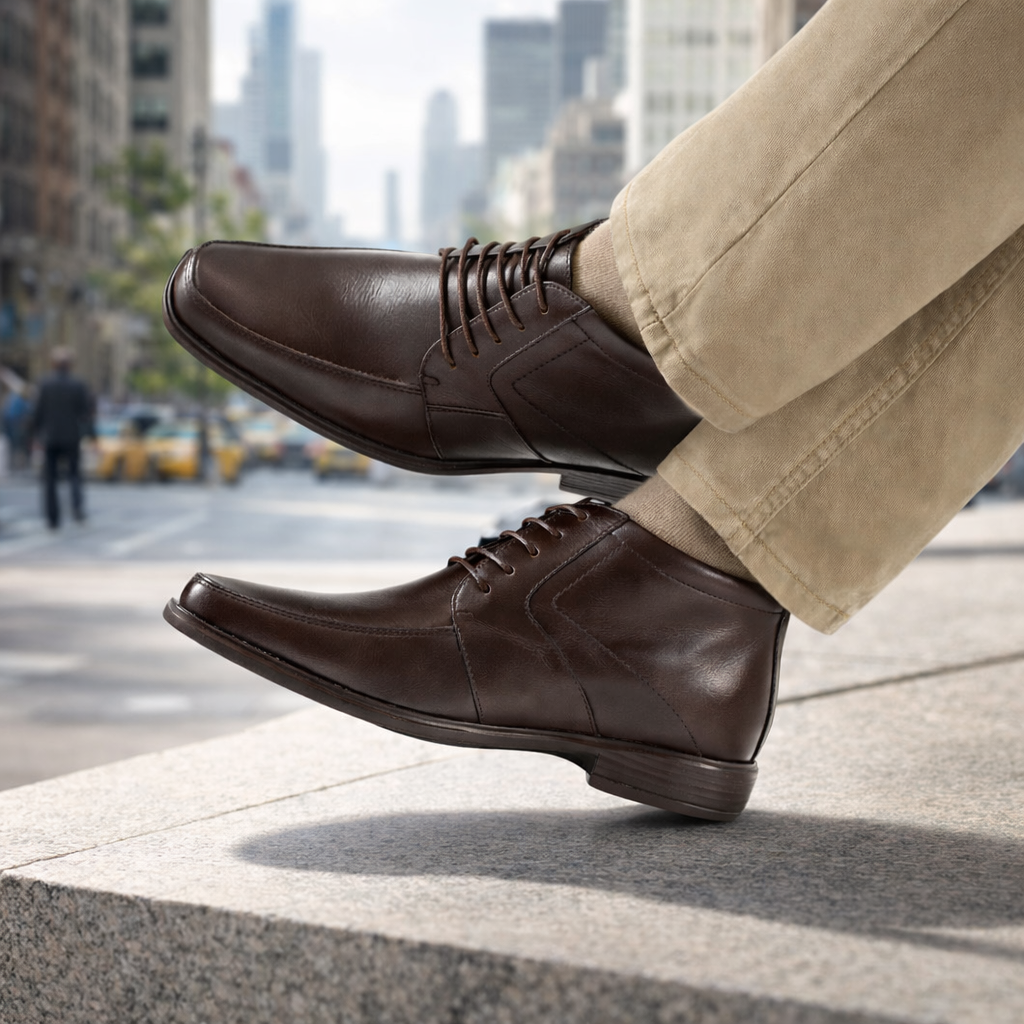 Botin 4207 En Cuero Hombre Coñac