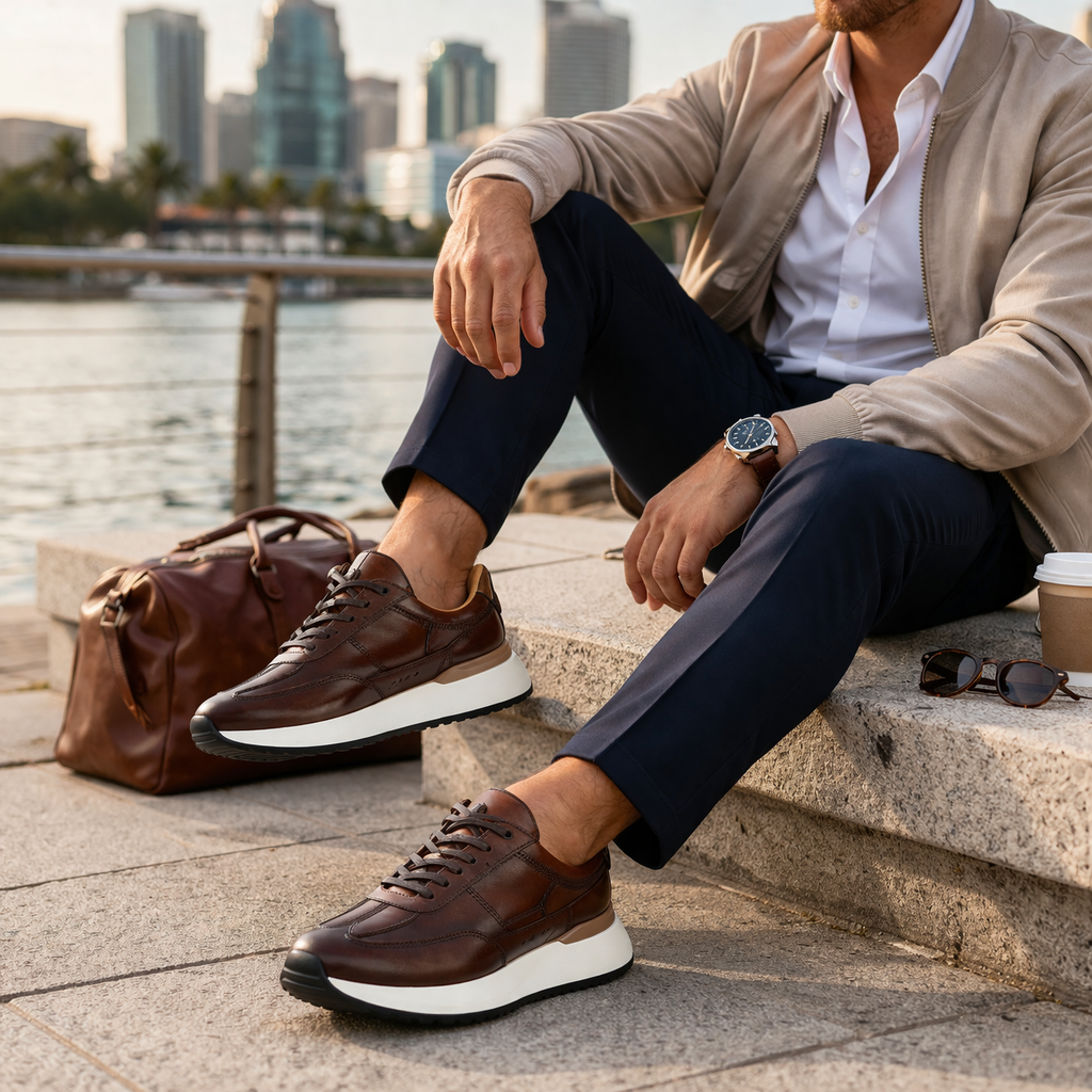 Casual 6083 Cuero Para Hombre