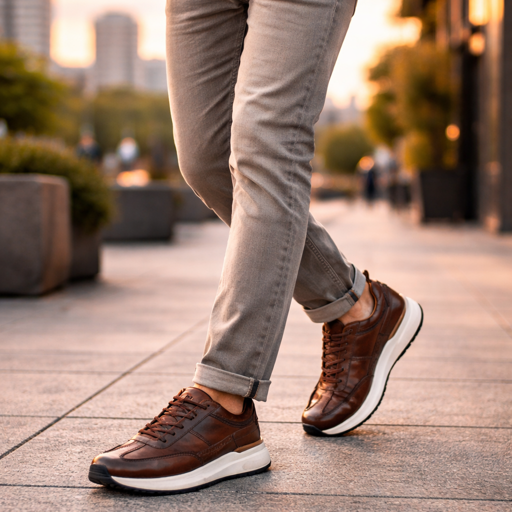 Casual 6083 Cuero Para Hombre