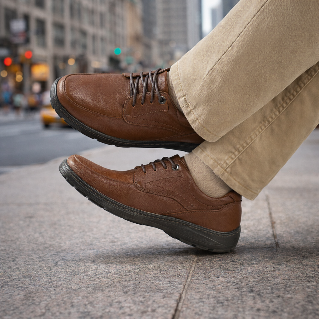 Confort 2856 En Cuero Hombre Miel
