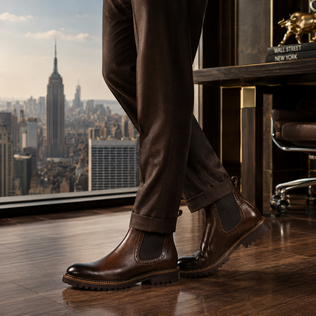 Botin 3044 En Cuero Hombre Testadimoro