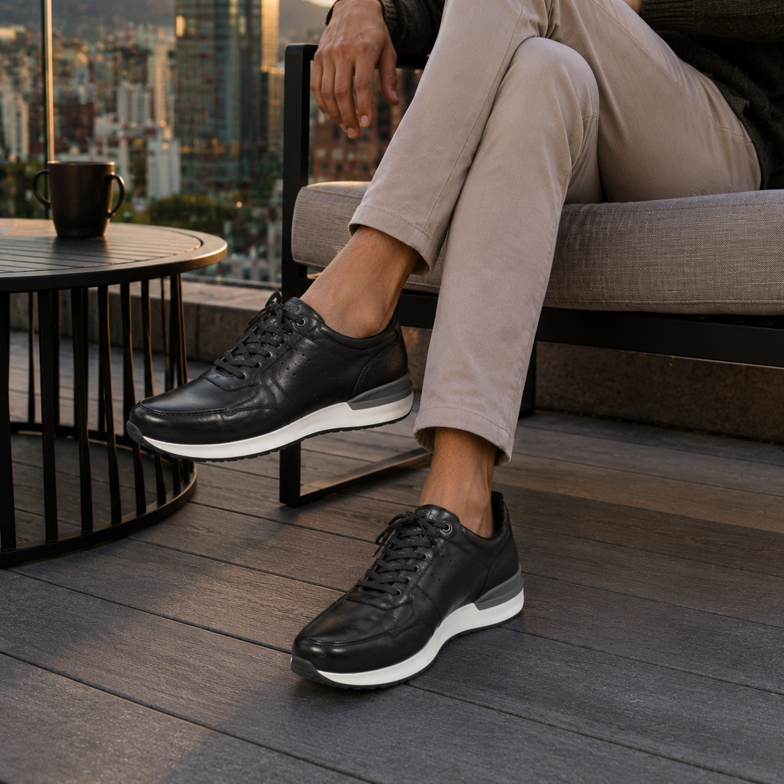 Casual 6029 En Cuero Hombre