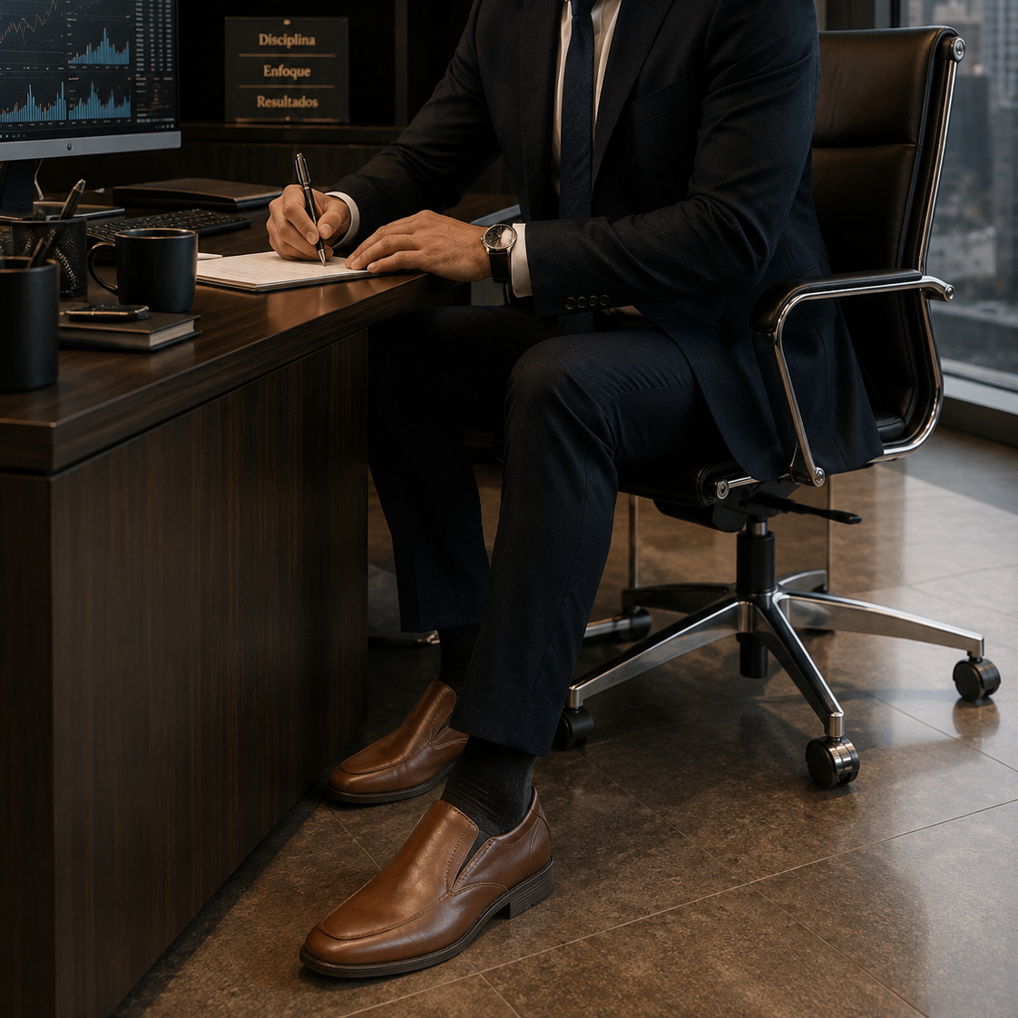 Formal 1008-1 Cuero Para Hombre