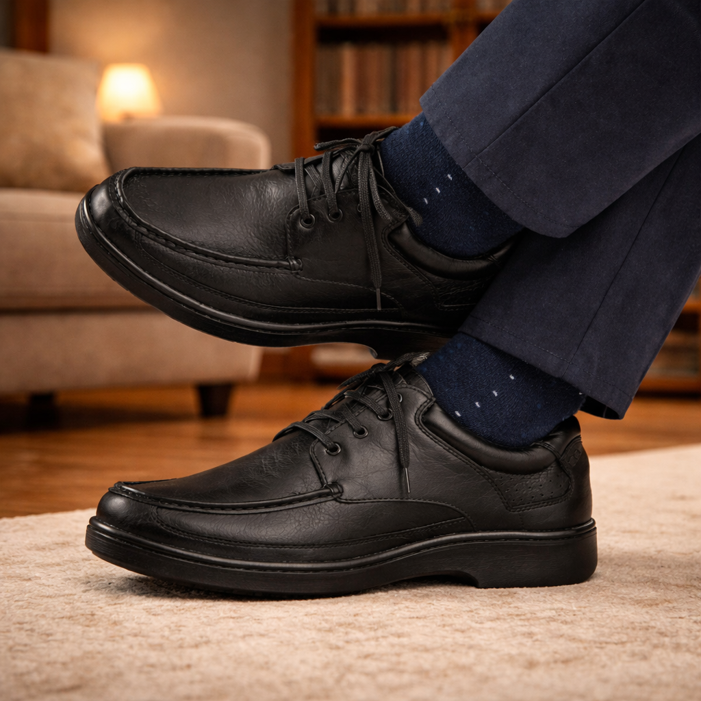Formal 2301 En Cuero Hombre Negro