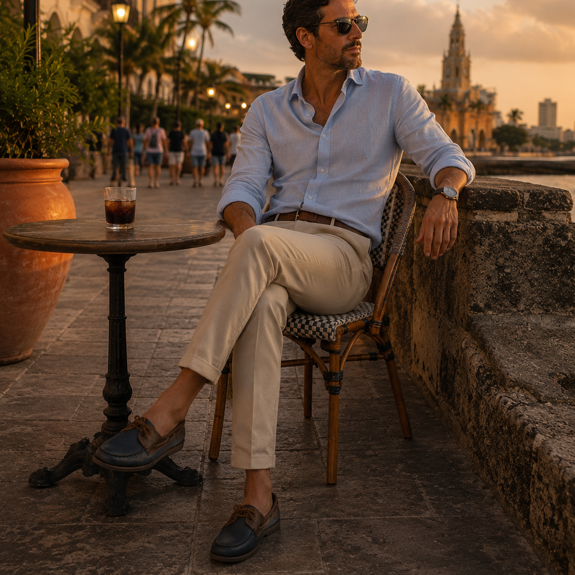 Apaches SP01 Cuero Para Hombre
