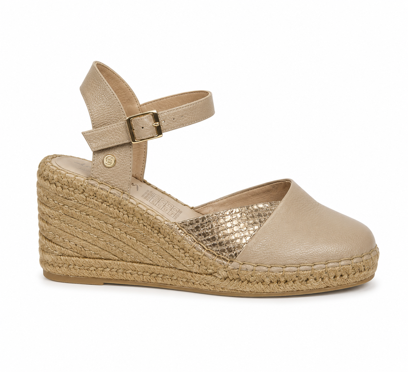Sandalia Plataforma 4449 En Cuero Mujer
