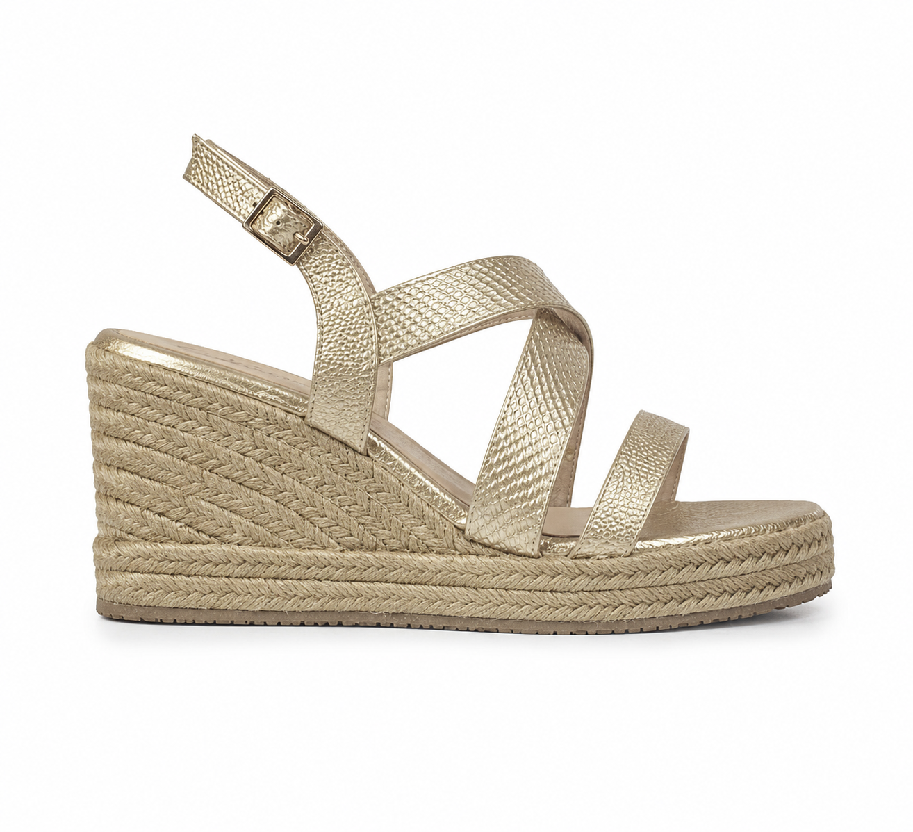 Sandalia Plataforma 9399 en cuero para mujer